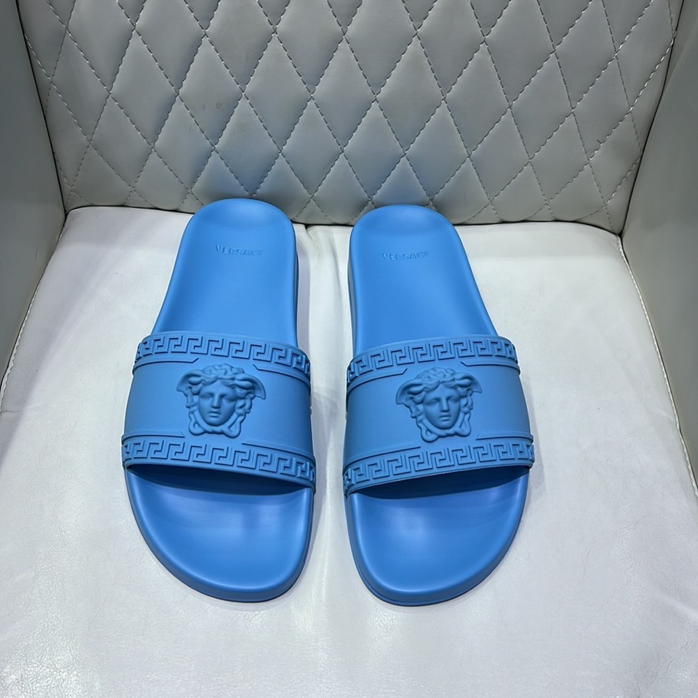 Versace men’s La medusa logo pool slides NEW - Picture 2 of 6